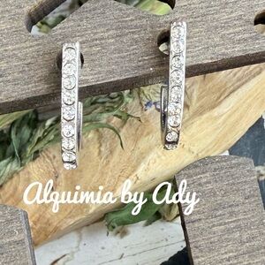 Alquimia Silver Crystal Earrings